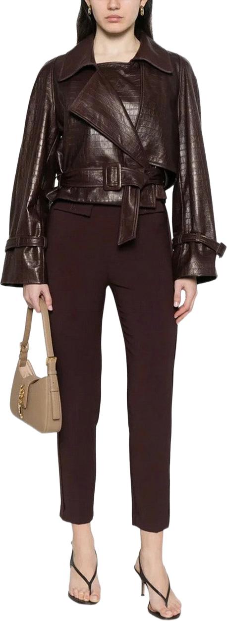26SS 엘리자베타프랜치 팬츠 PA17061E2644 BROWN - ELISABETTA FRANCHI