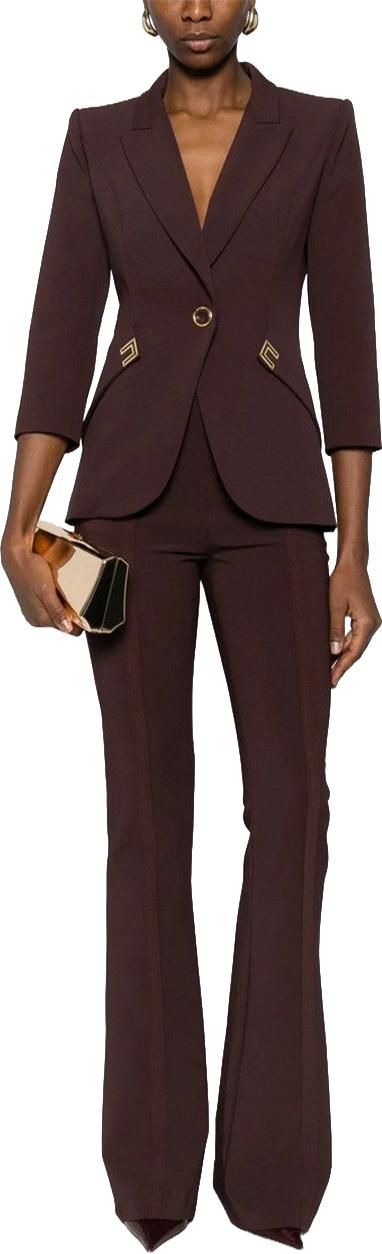 26SS 엘리자베타프랜치 스트레이트 팬츠 PA16961E2644 BROWN - ELISABETTA FRANCHI