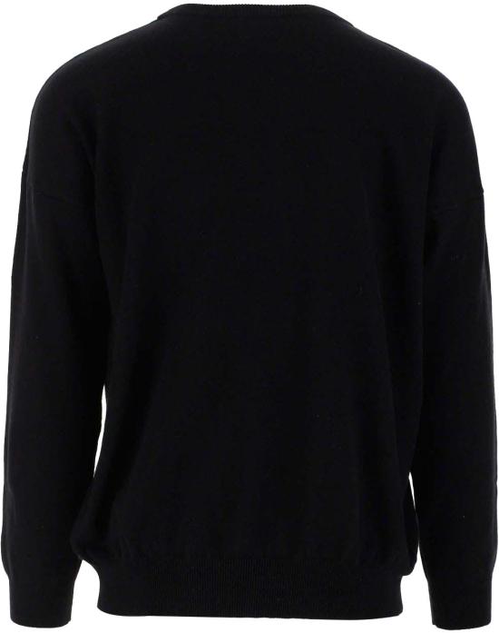  마르셀로 불론 스웨터 CMHE033F22KNI00221025 BLACK - MARCELO BURLON