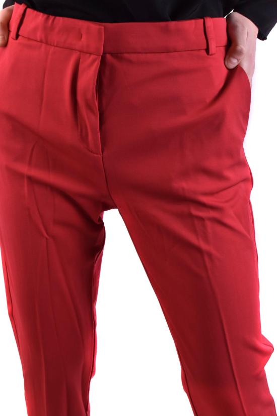  핑코 스트레이트 팬츠 1G14TS5872 RED - PINKO