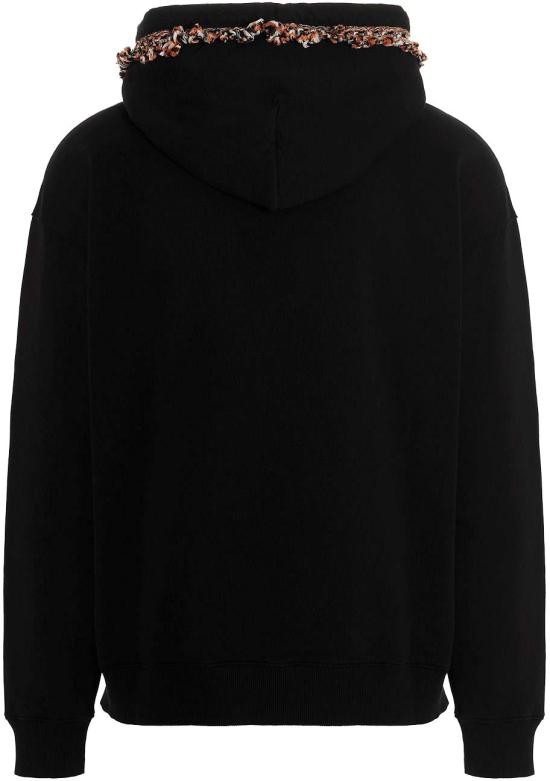  마르셀로 불론 스웨터 CMBB106F22FLE006120 BLACK - MARCELO BURLON