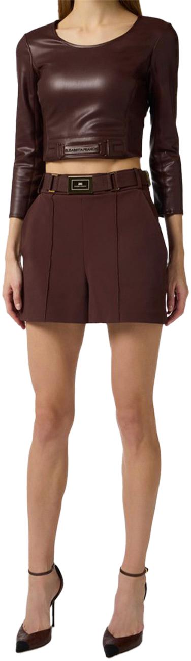 26SS 엘리자베타프랜치 팬츠 SH00861E2644 BROWN - ELISABETTA FRANCHI