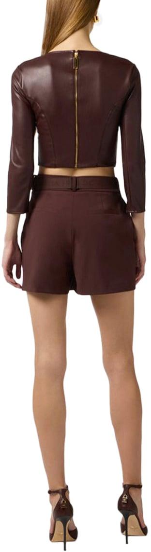 26SS 엘리자베타프랜치 숏팬츠 SH00861E2644 BROWN - ELISABETTA FRANCHI