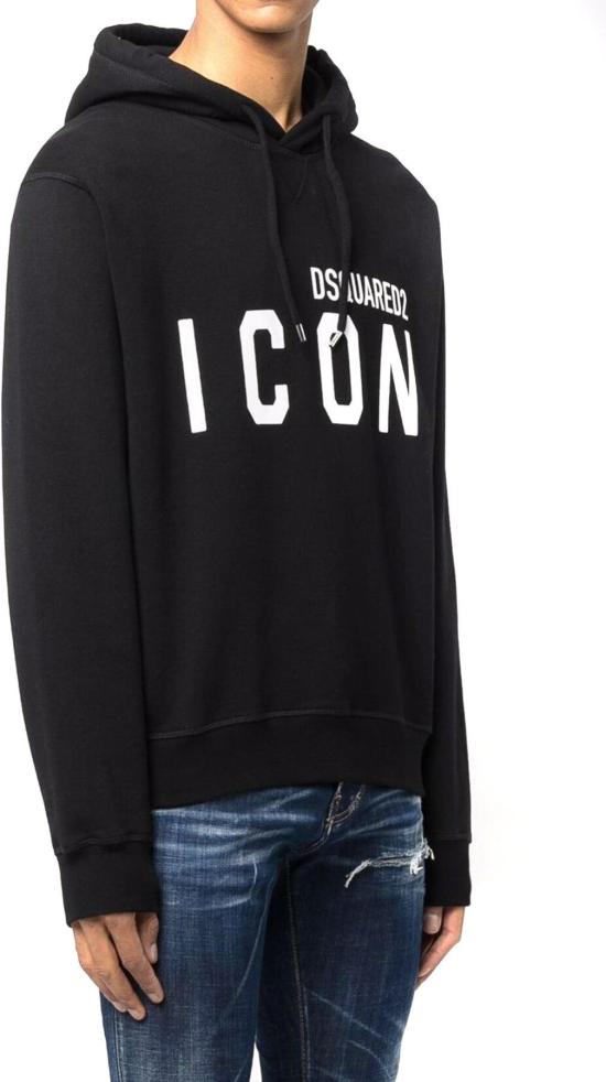  디스퀘어드2 후드 티셔츠 S79GU0003S25516965 BLACK - DSQUARED2