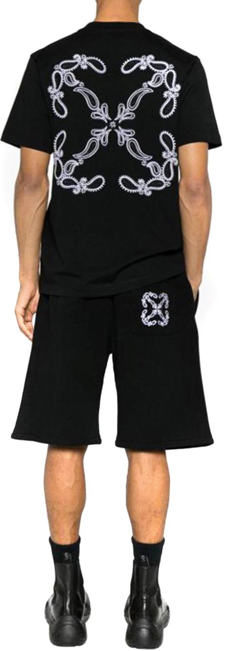  오프화이트 반팔 티셔츠 OMAA027S24JER001101 BLACK - OFF WHITE