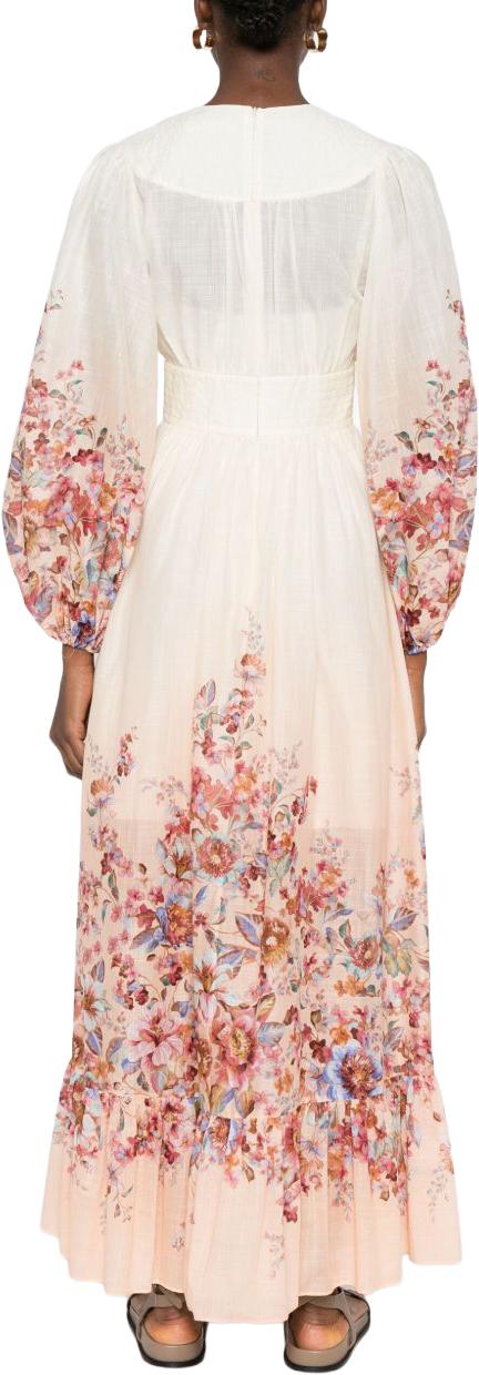 26SS 짐머만 롱 원피스 6875DRS261IVF WHITE - ZIMMERMANN
