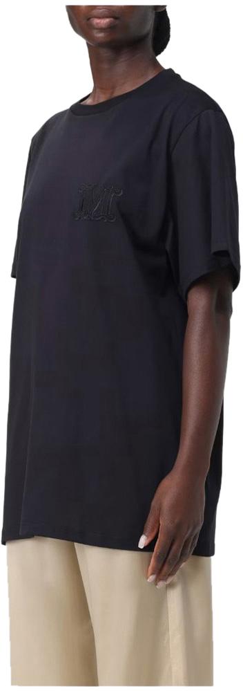 25SS 막스마라 반팔 티셔츠 2421946021600002 BLACK - MAX MARA