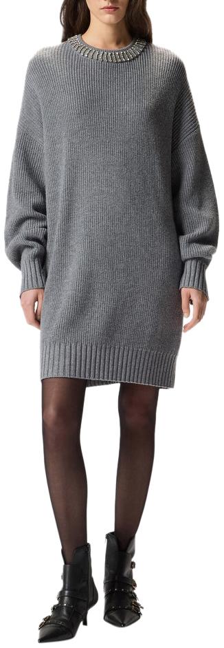 25FW 핑코 미디 원피스 105746A2S4II2 GREY - PINKO