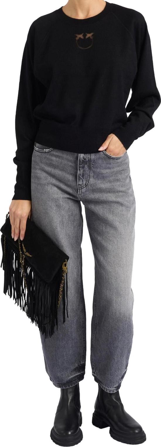 25FW 핑코 스웨터 105417A18M BLACK - PINKO