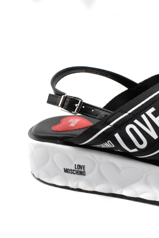  모스키노 샌들 JA16315I0IIX300A BLACK - MOSCHINO
