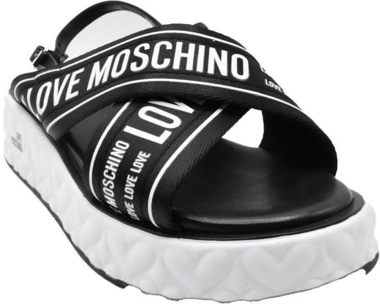  모스키노 샌들 JA16315I0IIX300A BLACK - MOSCHINO