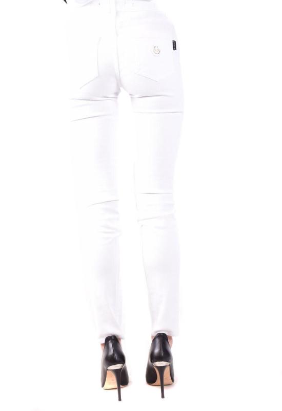  필립 플레인 스트레이트 팬츠 SACCWDT2145PDE004N01GD WHITE - PHILIPP PLEIN