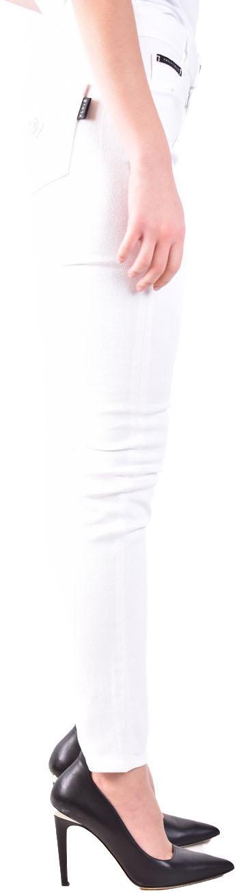  필립 플레인 스트레이트 팬츠 SACCWDT2145PDE004N01GD WHITE - PHILIPP PLEIN
