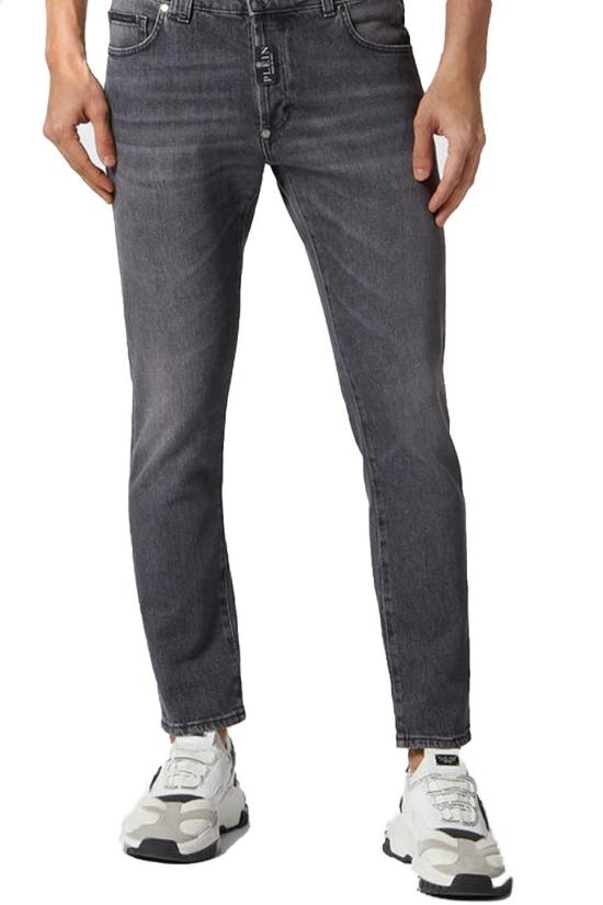  필립 플레인 데님 팬츠 SADCMDT3765PDE004N10VE GREY - PHILIPP PLEIN
