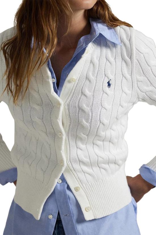 26SS 랄프 로렌 니트웨어 211971868007 WHITE - RALPH LAUREN