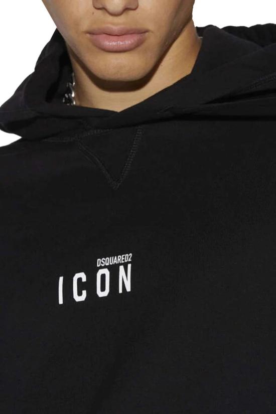  디스퀘어드2 후드 티셔츠 S79GU0010S25516COL965 BLACK - DSQUARED2