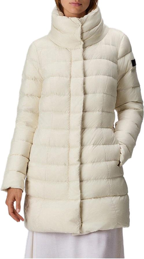 25FW 페트레이 솝착 MQN 03 하이칼라 슬림핏 롱 다운 재킷 PED545601181967983 BEIGE - PEUTEREY