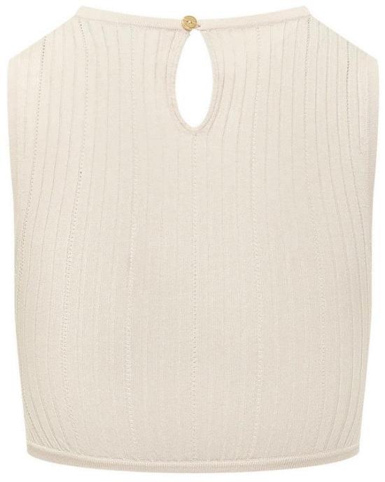 26SS 엘리자베타프랜치 탑 TK76S61E2193 WHITE - ELISABETTA FRANCHI