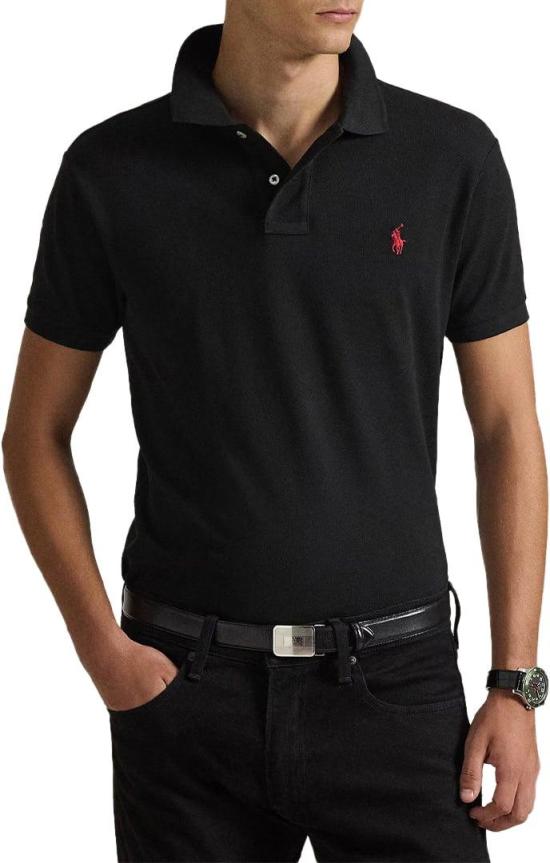 26SS 랄프 로렌 폴로 티셔츠 710795080006 BLACK - RALPH LAUREN