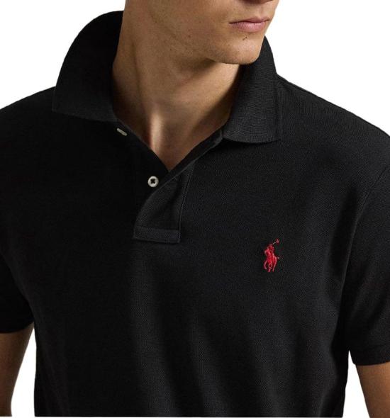 26SS 랄프 로렌 폴로 티셔츠 710795080006 BLACK - RALPH LAUREN