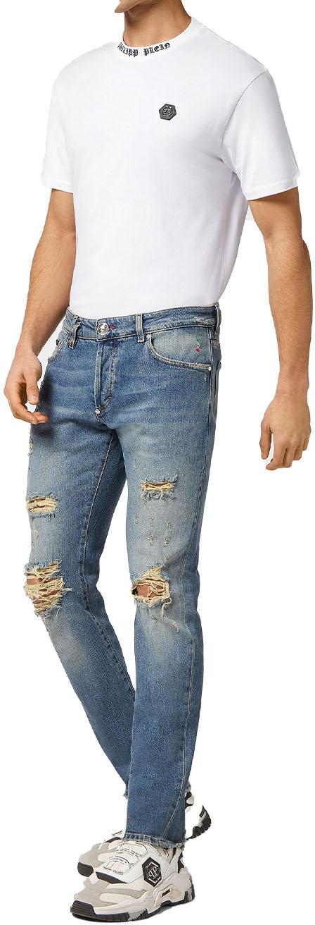  필립 플레인 데님 팬츠 PADCMDT3775PDE004N BLUE - PHILIPP PLEIN