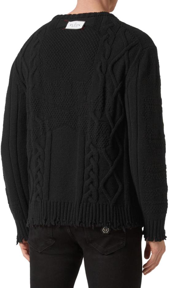  필립 플레인 스웨터 FACCMKO1273PKN002NBLACK - PHILIPP PLEIN