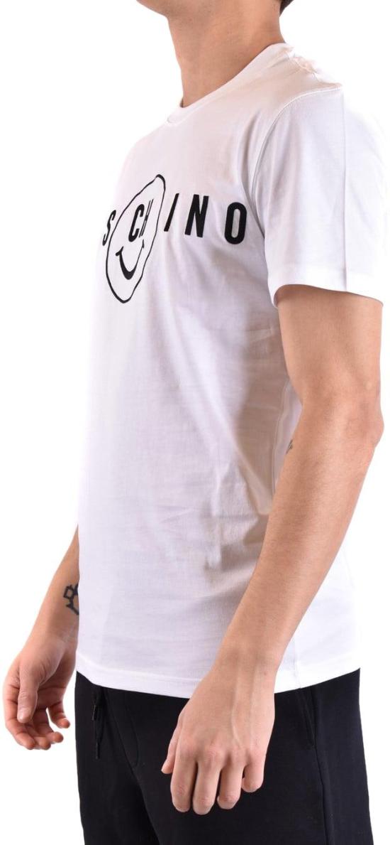 모스키노 반팔 티셔츠 ZPJ071920411001 WHITE - MOSCHINO