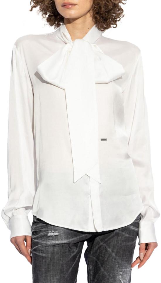 25SS 디스퀘어드2 탑 S75DL0893S78302100 WHITE - DSQUARED2