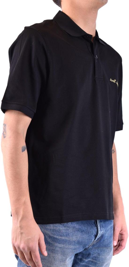 생로랑 폴로 티셔츠 BMK454127Y2TD11039 BLACK - SAINT LAURENT