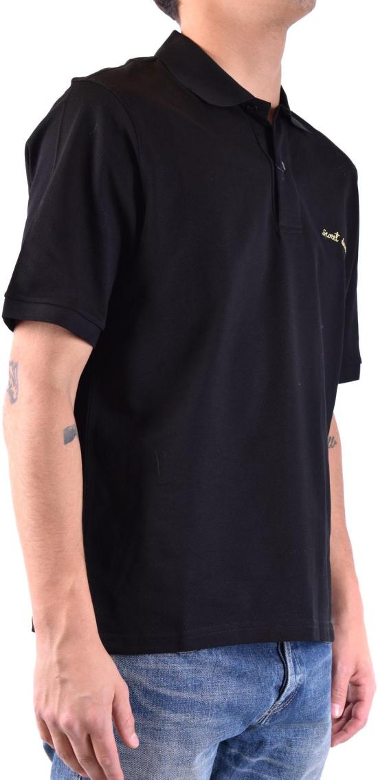  생로랑 폴로 티셔츠 BMK454127Y2TD11039 BLACK - SAINT LAURENT
