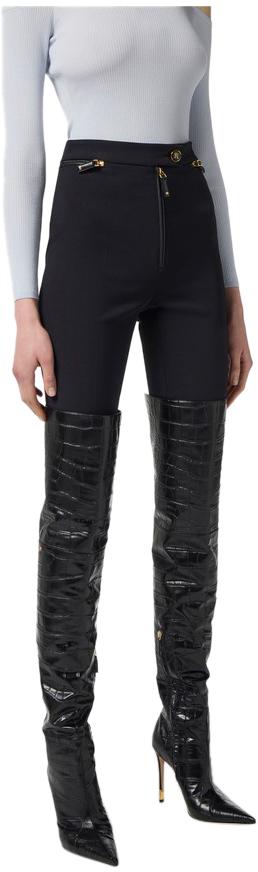 25FW 엘리자베타프랜치 데님 팬츠 PA10856E2110 BLACK - ELISABETTA FRANCHI