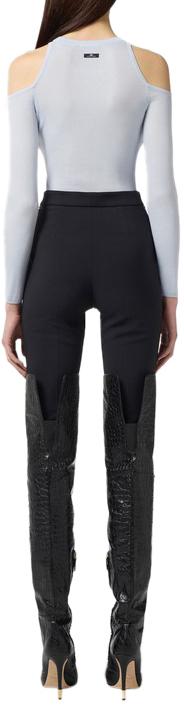 25FW 엘리자베타프랜치 데님 팬츠 PA10856E2110 BLACK - ELISABETTA FRANCHI