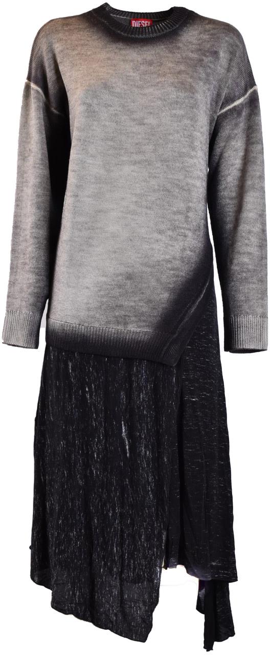  디젤 미디 원피스 A111600BIAF9BX GREY