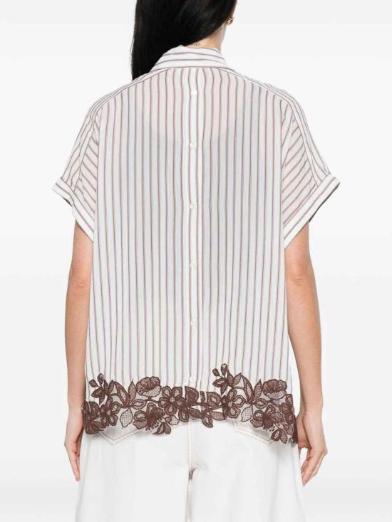 26SS 에르마노 피렌제 셔츠 D48EK036ES2MFB2549725 White - ERMANNO FIRENZE