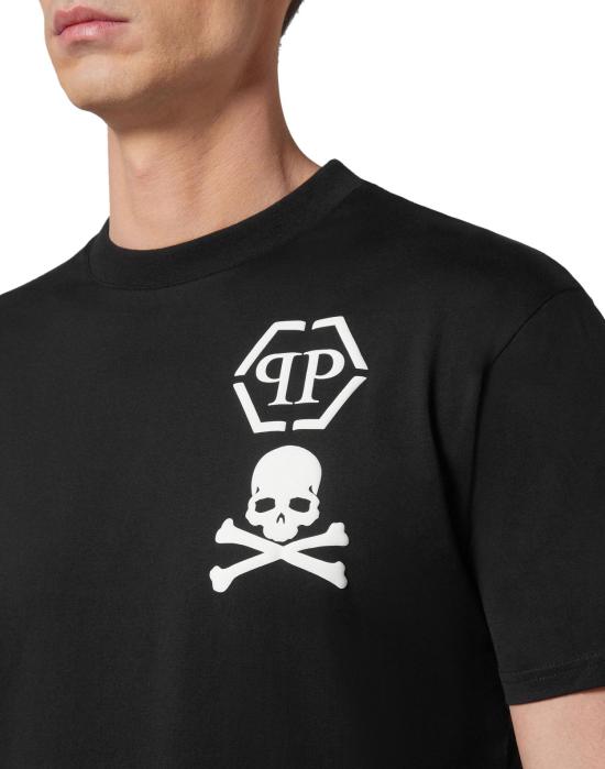  필립 플레인 반팔 티셔츠 FACCMTK6400PJY002NBLACK - PHILIPP PLEIN
