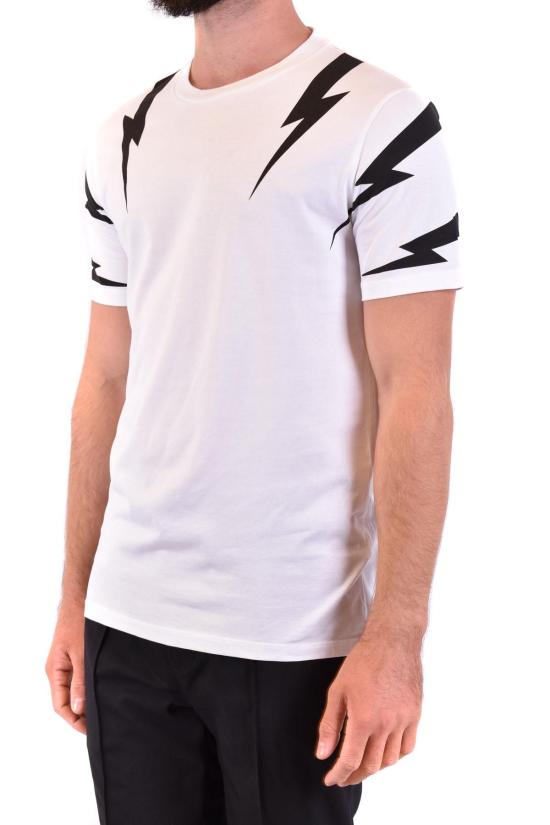  닐바렛 반팔 티셔츠 JT553SM508S526 WHITE - NEIL BARRETT