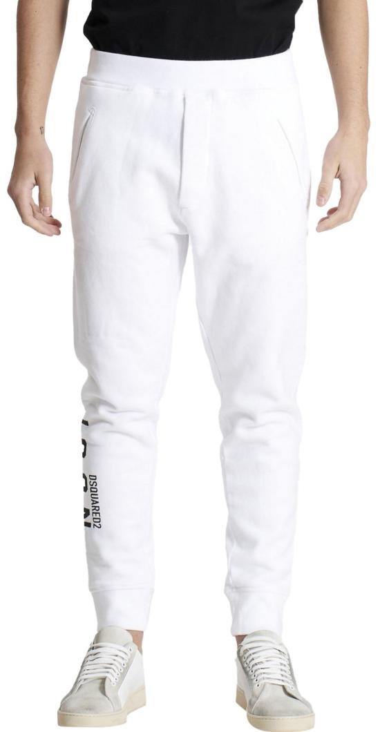  디스퀘어드2 트레이닝/조거 팬츠 S79KA0002100 WHITE