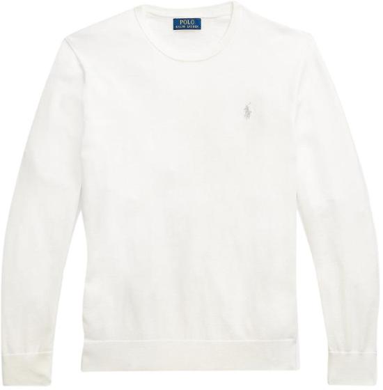 26SS 랄프 로렌 코튼 크루넥 스웨터 710890558506 WHITE