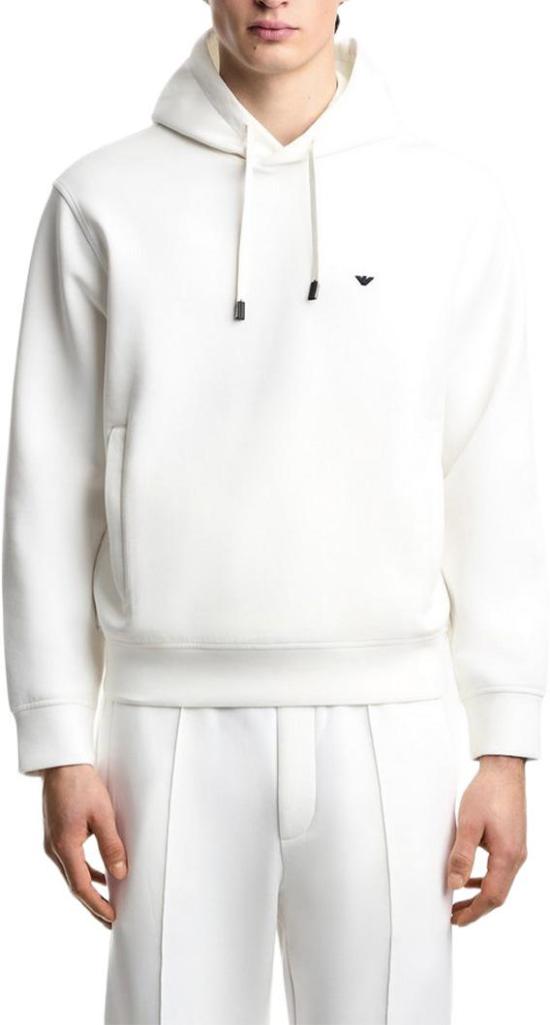 26SS 엠포리오 아르마니 후드 티셔츠 EM004531AF10013U0003 WHITE - EMPORIO ARMANI