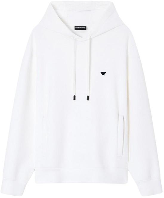 26SS 엠포리오 아르마니 후드 티셔츠 EM004531AF10013U0003 WHITE - EMPORIO ARMANI