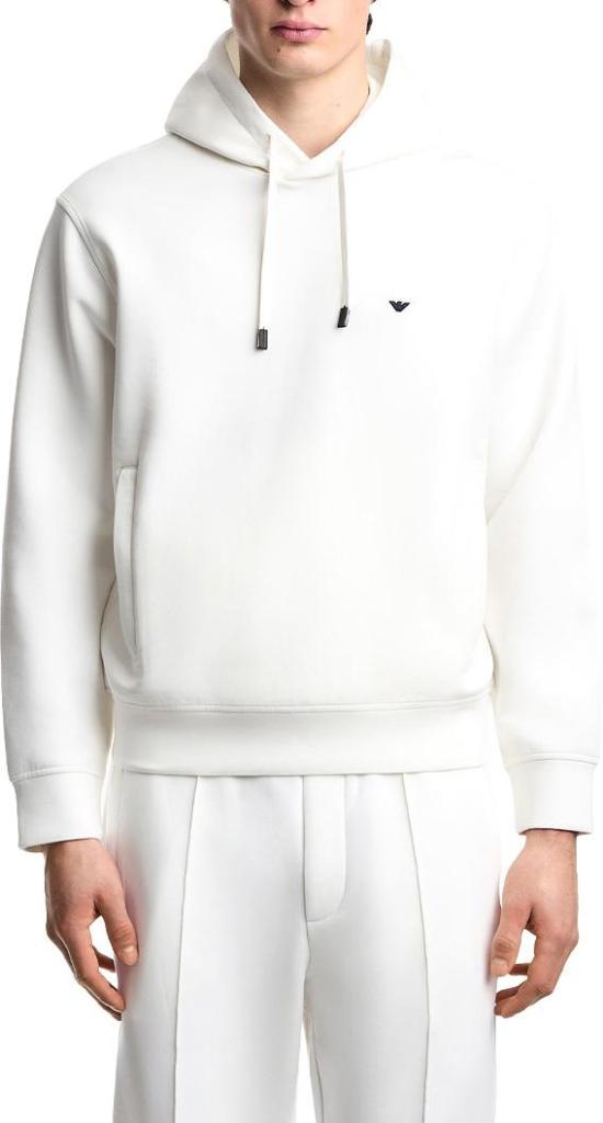 26SS 엠포리오 아르마니 후드 티셔츠 EM004531AF10013U0003 WHITE - EMPORIO ARMANI