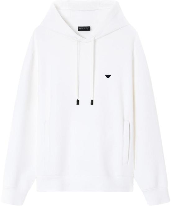 26SS 엠포리오 아르마니 후드 티셔츠 EM004531AF10013U0003 WHITE