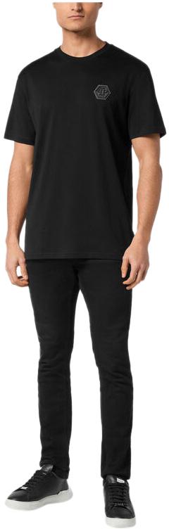  필립 플레인 반팔 티셔츠 PAECMTK8109PJY002N0202 BLACK - PHILIPP PLEIN