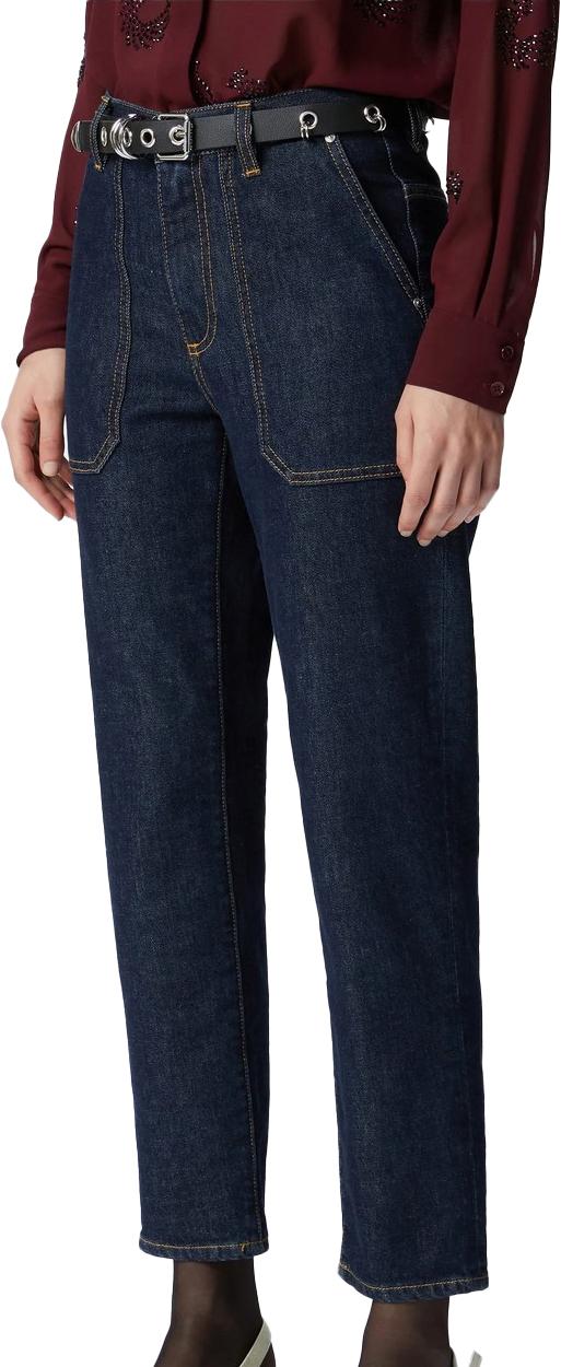  핑코 데님 팬츠 102761A20M BLUE - PINKO