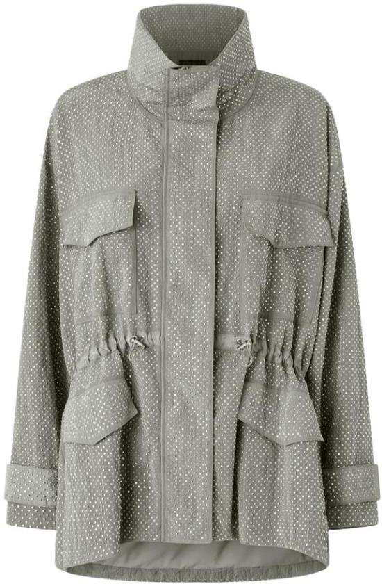 25SS 핑코 코트 104598A2BWI53 GREY