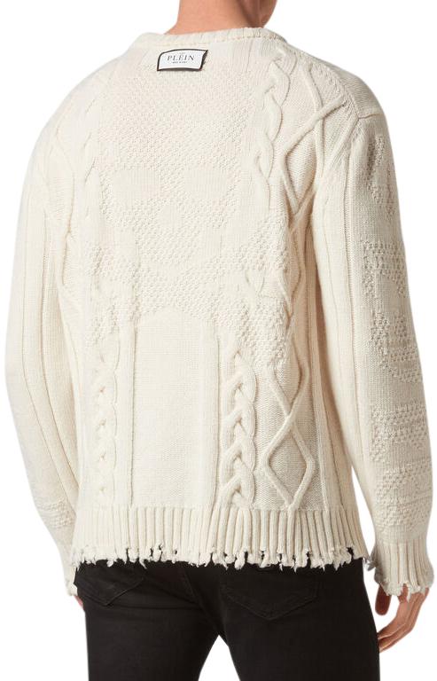  필립 플레인 스웨터 FACCMKO1273PKN002NWHITE - PHILIPP PLEIN