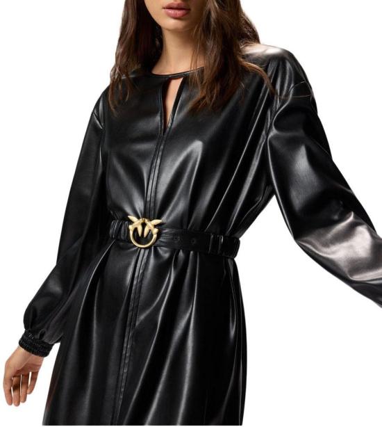 25FW 핑코 미디 원피스 105587A2P4Z99 BLACK - PINKO