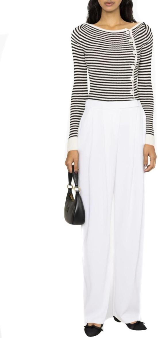  핑코 스트레이트 팬츠 1032357624Z15 WHITE - PINKO