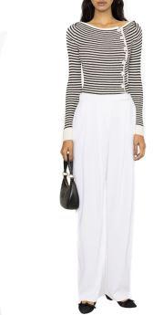  핑코 스트레이트 팬츠 1032357624Z15 WHITE - PINKO