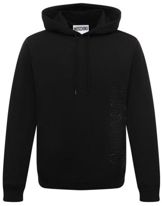  모스키노 후드 티셔츠 A171570281555 BLACK